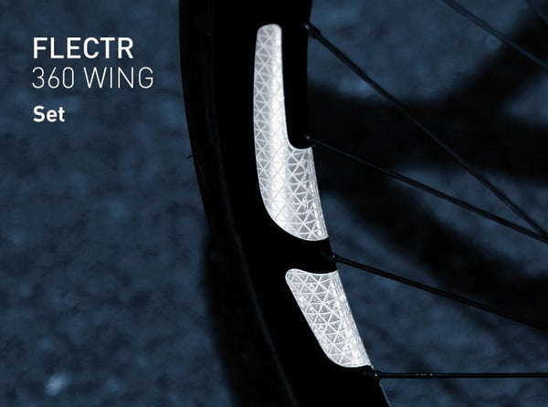 Flectr 360 Wing, le réflecteur de vélo à 360° sur Le Vélo Urbain.com
